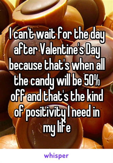 after valentine's day chocolate discount quotes